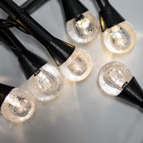 Napelemes kerti girland 20 LED leszúrható lámpákkal 5,80m HAKON LUMILED