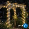 Napelemes kerti LED fényfüzér, dekoratív, 100x LED, 11,9m, KÍGYÓ, 3000K meleg fényű DALEN LUMILED