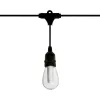 Kerti napelemes fényfüzér 15x LED lánghatású dekorlámpákkal 15m 1800K meleg fehér FLAME LUMILED