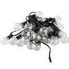 Kerti napelemes fényfüzér 30x LED dekoratív gömbökkel 15,05m 2700K meleg fehér + távirányító CALLIS PRO LUMILED