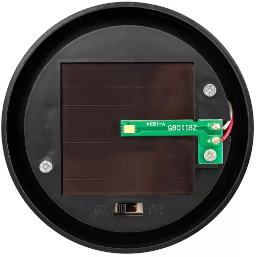 LED napelemes kerti lámpa ATRIS szegecses fehér golyós 20cm LUMILED