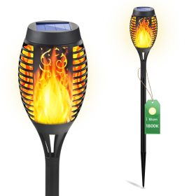   LED-es napelemes kerti lámpa IGNIS hajtott zseblámpa lánghatás 50cm LUMILED