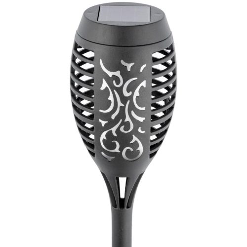 LED-es napelemes kerti lámpa IGNIS hajtott zseblámpa lánghatás 50cm LUMILED