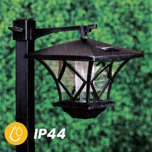LED napelemes kerti lámpa RIBES kültéri lámpás 150cm LUMILED