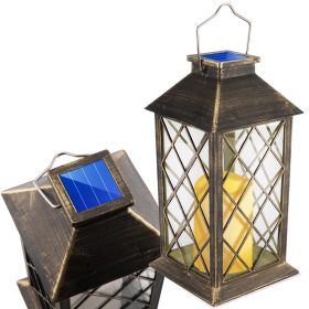   LED napelemes kerti lámpa LIRIO Függő Lámpa Patina 28cm LUMILED