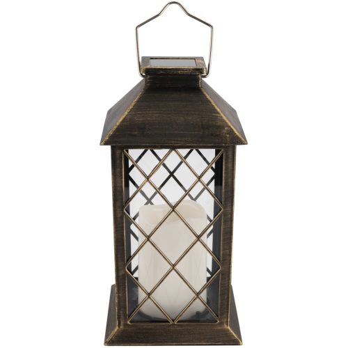 LED napelemes kerti lámpa LIRIO Függő Lámpa Patina 28cm LUMILED