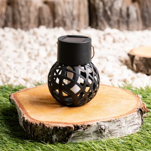 LED napelemes lámpa golyós lámpa 7 cm IGNIS kerti lámpa IP44 1800K LUMILED