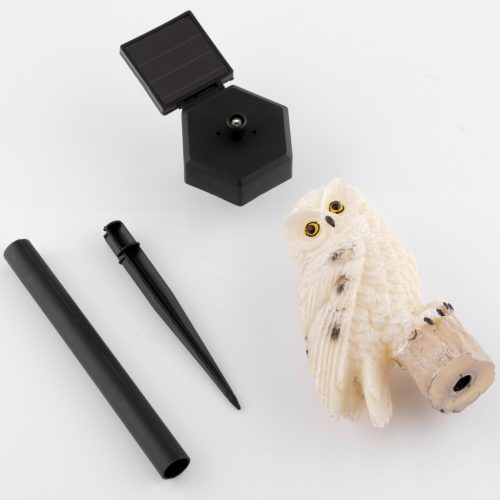 Solar LED kerti lámpa Stud Owl 3000K IP44 NOKA LUMILED