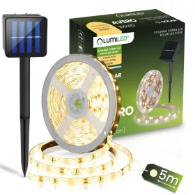 Solar LED szalag 150x LED AVERO 3000K meleg IP44 5m LUMILED