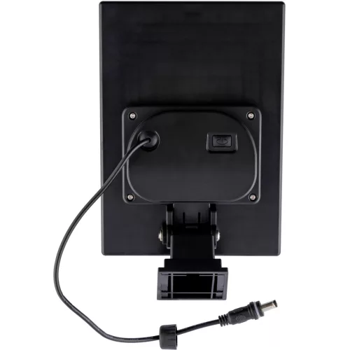 LED napelemes kerti lámpa 3000K IP65 süllyesztett fekete irányított 3x RAGUS LUMILED reflektor