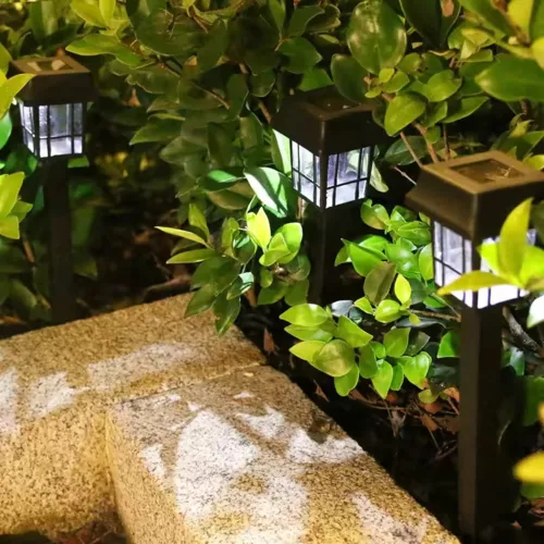 Napelemes kerti lámpa LED függőlámpa IP44 33cm szürkület érzékelő ASTRUM LUMILED