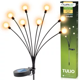   Napelemes lámpa gyermekláncfű golyók 70 cm TULIO IP44 3000K LUMILED
