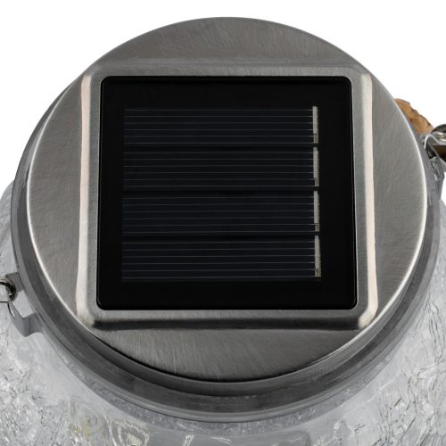 Napelemes kerti lámpa LED MAGUS 3000K akkumulátoros lámpás lámpás üveg LUMILED