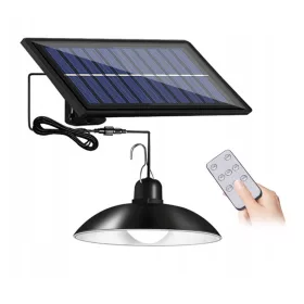   Solar LED kültéri kerti lámpa 4000K IP44 + távirányító HELIA LUMILED