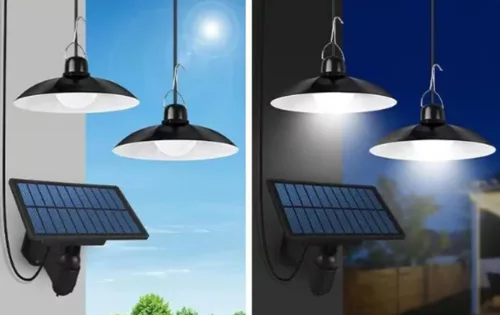 Solar LED kültéri kerti lámpa 4000K IP44 + távirányító HELIA LUMILED