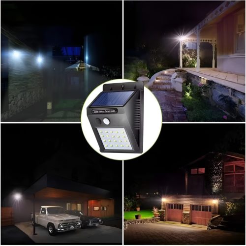 Solar Floodlight LED halogén kerti lámpa 6500K IP45 HARIO LUMILED