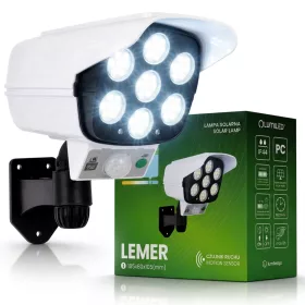   Napelemes LED kerti lámpa álkamera LEMER 6500K IP44 Lumiled