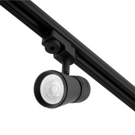   GU10 fekete nyomvonalú spotlámpa AURA lámpa egyfázisú sínekhez