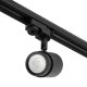 GU10 nyomvonalas spotlámpa fekete ORION lámpa egyfázisú sínekhez
