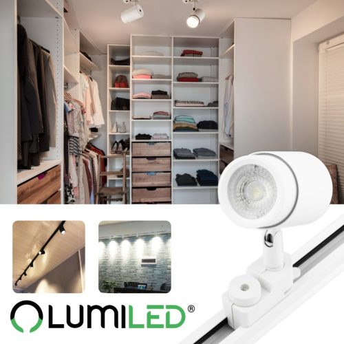 GU10 sínlámpa fehér ORION lámpa egyfázisú sínekhez