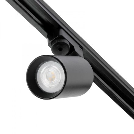 GU10 Black Track Spotlight SAGI lampa egyfázisú sínekhez