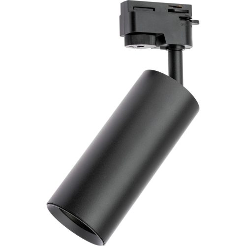 GU10 nyomvonalas spotlámpa fekete RITI lámpa egyfázisú sínekhez