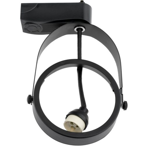 Sínes Spotlámpa GU10 AR111 Fekete VICTUS lámpa egyfázisú fényes sávokhoz