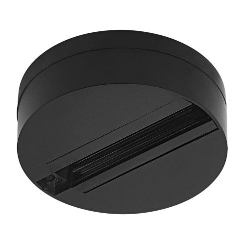 Adapteraljzat sínlámpák rögzítéséhez, egyfázisú reflektorok, fekete, LUMILED