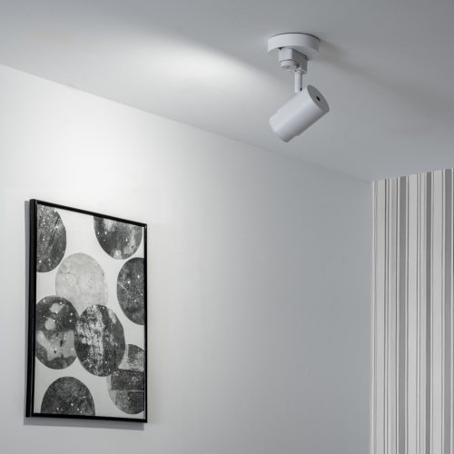 Adapteraljzat sínlámpák rögzítéséhez, egyfázisú, fehér, LUMILED spotlámpákhoz