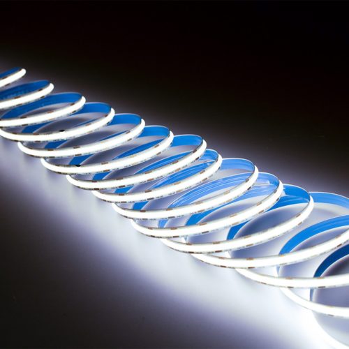 LED szalag COB szalag 12V 50W 1920LED NEON IP65 Hideg 8mm 5m