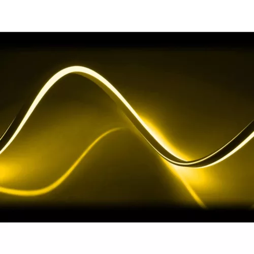 NEON LED szalag 12V 10W 120LED Sárga IP67 6x12mm 1m Lumiled