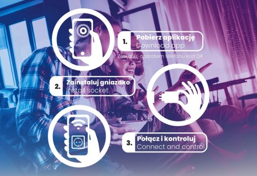 Smart WiFi aljzat Wattmérő programozó időzítő TUYA SMART NIVO LUMILED