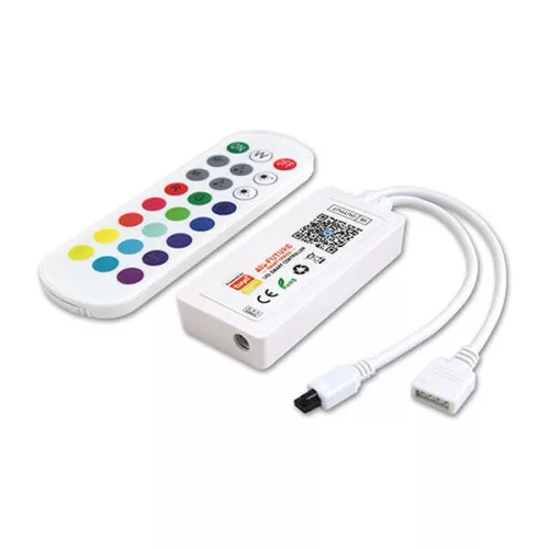 Vezérlő RGB WiFi SMART TUYA LED szalagokhoz 6A 5-24V 72W 144W + LVT REMOTE