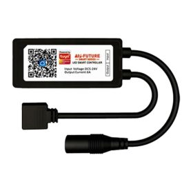   Vezérlő RGB WiFi SMART TUYA LED szalagokhoz 6A 5-24V 72W 144W fekete LVT