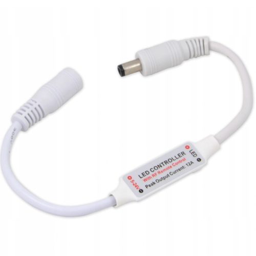 LED szalag dimmer, rádiós vezérlő MINI RF DC 6A távirányítóval