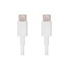USB CC tápkábel, fehér, 1 m, gyors töltés, Masterled