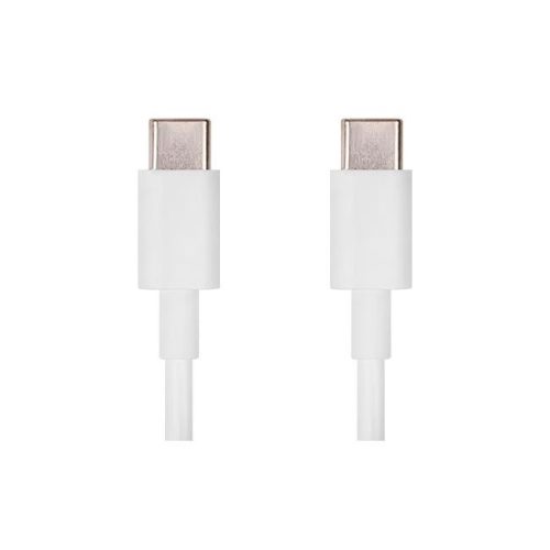 USB CC tápkábel, fehér, 1 m, gyors töltés, Masterled