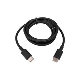USB CC tápkábel, fekete, 1 m, gyors töltés, Masterled