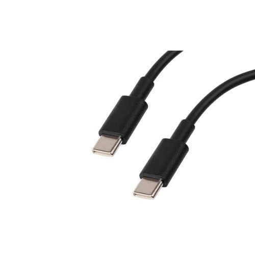 USB CC tápkábel, fekete, 1 m, gyors töltés, Masterled