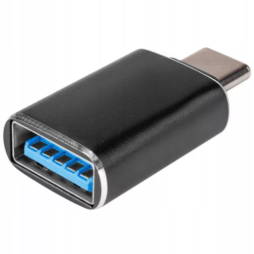 Masterled USB-A - USB-C adapter 5A, fekete