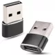 Masterled USB-C - USB-A adapter 5A, fekete