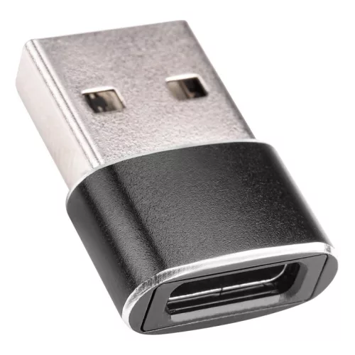 Masterled USB-C - USB-A adapter 5A, fekete