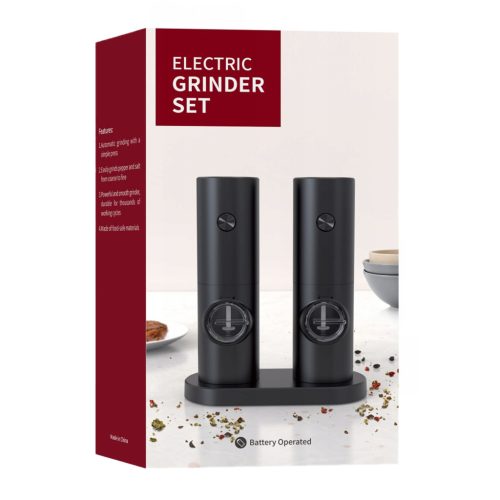 Masterled elektromos bors- és sóőrlő 2 darabos készlet