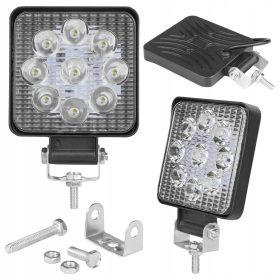   LED műhelylámpa halogén 27W 3510lm 6000K Hideg 30° IP67 Masterled