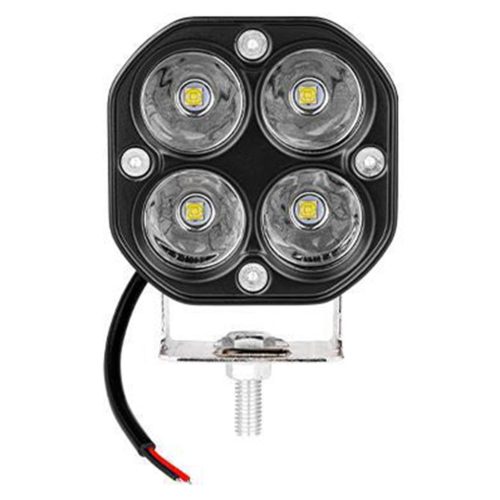 LED autós munkalámpa halogén 40W 3600lm 6000K Hideg 180° Fekete IP67 Masterled