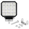 LED autós munkalámpa halogén 48W 4000lm 6000K Hideg 180° fekete IP67 Masterled