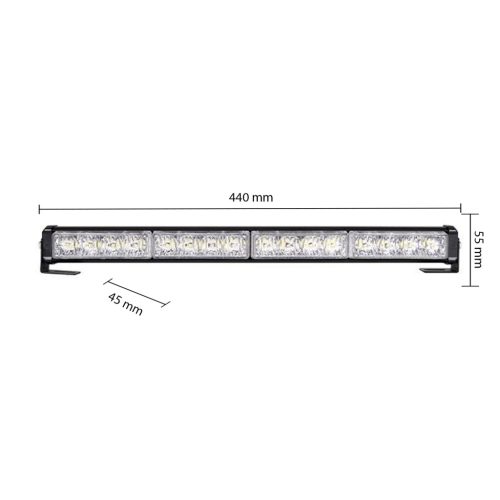 Masterled halogén terepjáró LED munkalámpa 48W 4800lm 6000K Hideg 30° IP67