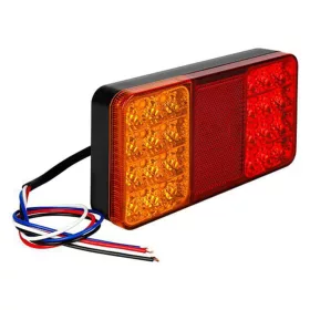  LED hátsó kombinált lámpa, irányjelző, 3 az 1-ben, bal, 5W, 500lm, 90°, fekete, piros, narancssárga, IP65, Masterled