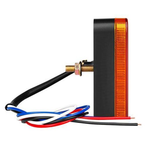 LED hátsó kombinált lámpa, irányjelző, 3 az 1-ben, bal, 5W, 500lm, 90°, fekete, piros, narancssárga, IP65, Masterled