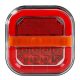 LED hátsó lámpa, jobb oldali helyzetjelző, féklámpa, irányjelző 27W, 2700lm, piros, narancssárga, fehér, IP67, Masterled